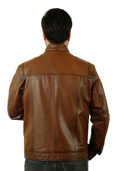 Мужская куртка Derimosa Cavani из натуральной кожи - фото 3