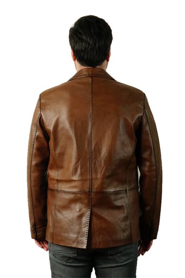 Мужская куртка из натуральной кожи - фото 3