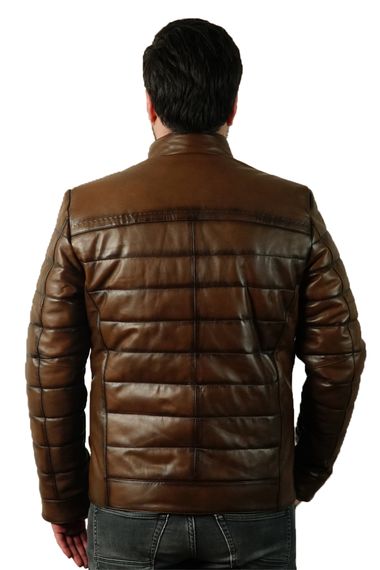 Мужская куртка Limits из натуральной кожи - фото 3