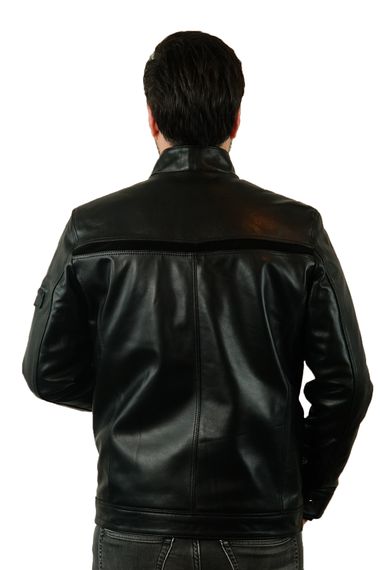 Мужская куртка Alcon из натуральной кожи - фото 3