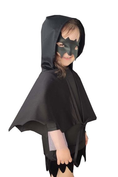 Girl Bat Cloak and Bat Mask - photo 3