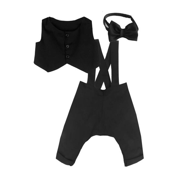 Boys Bow Tie Vest Harem Pants Set