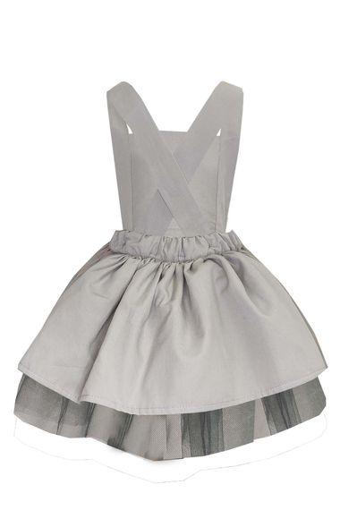 Girl's Lace Detailed Salopet Dress - photo 3