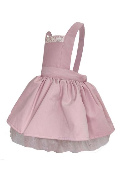 Girl's Lace Detailed Salopet Dress - photo 3