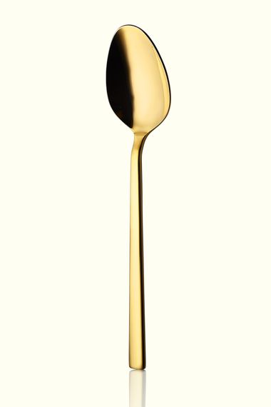 Klas Titanium Gold 12 Pieces Tea Spoons 18/10 Stainless Steel