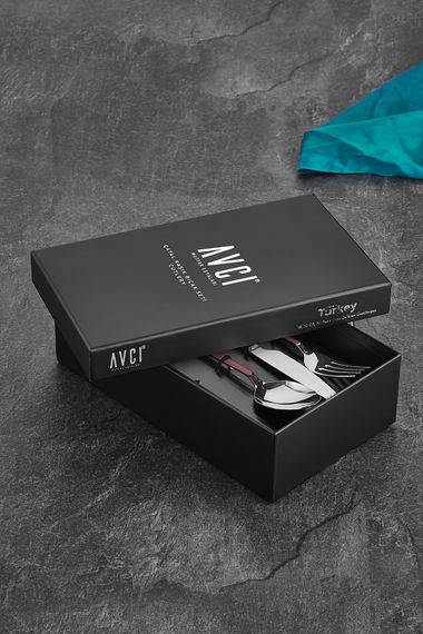 Pink Touch Matte 18 Piece Cutlery Set 18/10 Stainless Steel - photo 3