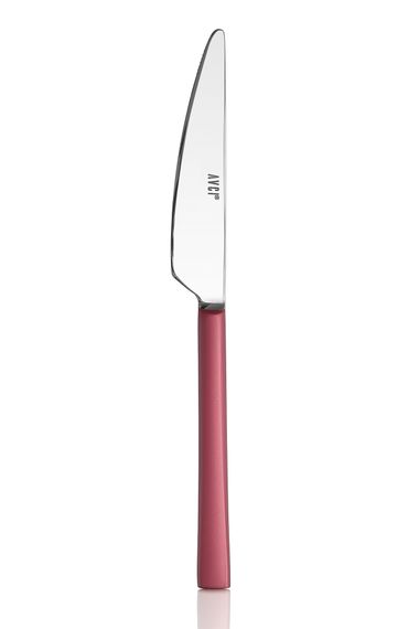 Pink Touch Matt 6 Pieces Dinner Knife 18/10 Stainless Steel