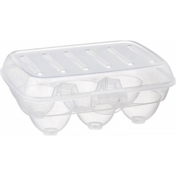 Gondola Plastic Egg Storage Container 6 Pcs