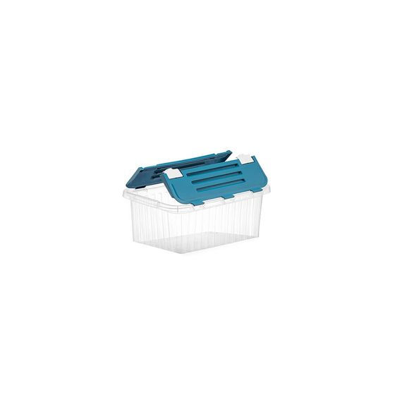 Piev Transparent Double Lid Split Box 10 Lt