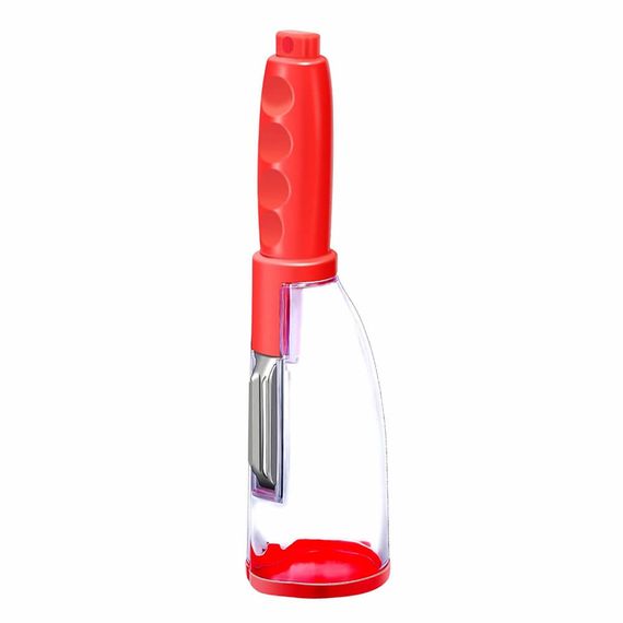 Piev Practical Reservoir Vegetable Fruit Peeler Red - photo 4