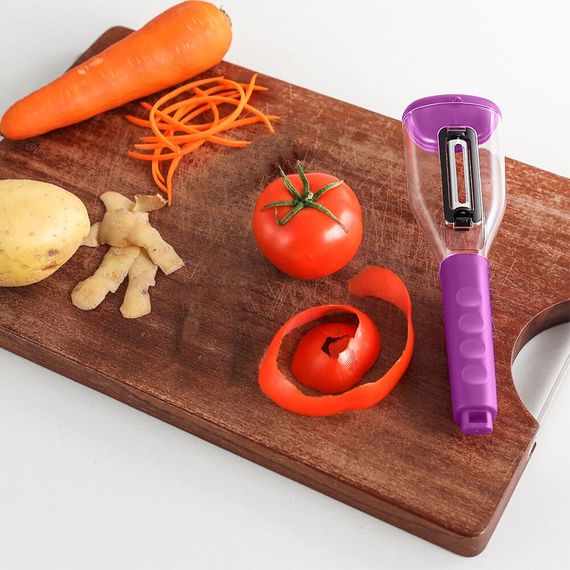 Piev Practical Pot Vegetable and Fruit Peeler Purple - photo 2