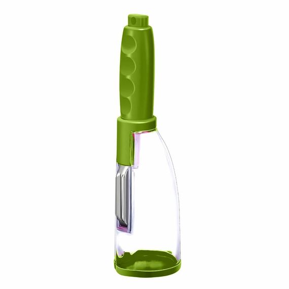 Piev Practical Hopper Vegetable Fruit Peeler Green - photo 3