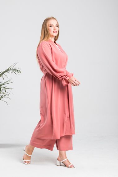 Plus Size Pink Abaya Suit - photo 2