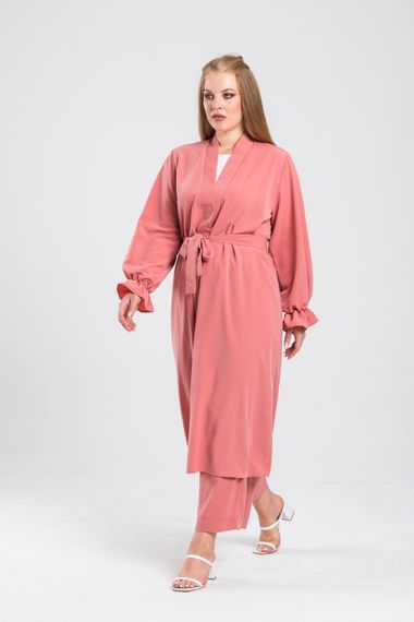 Plus Size Pink Abaya Suit - photo 3