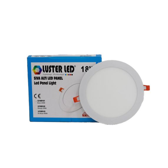 LED PANEL ARMATÜR 18W BEYAZ IŞIK LUSTER LED