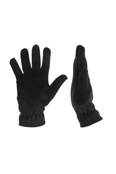 Unisex Black Thermal Winter Quality Fleece Gloves