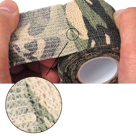 Camouflage Tape 5cmx4.5mt Waterproof Elastic Bandage-No:1 - photo 2