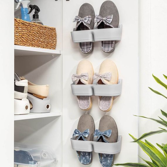 Hanging Adhesive Slippers Organizer 3 Pcs