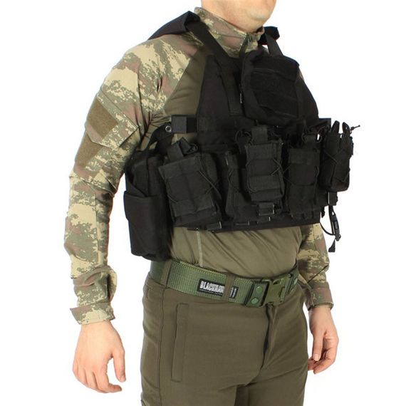 Black Tactical Assault Vest - photo 2