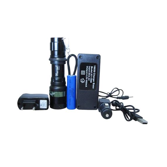 Auto Rechargeable Flashlight with Watton Zoom WT-012 - photo 3