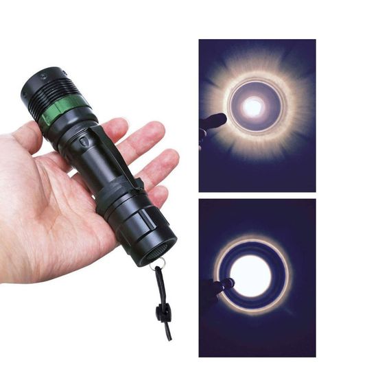 Auto Rechargeable Flashlight with Watton Zoom WT-012 - photo 4