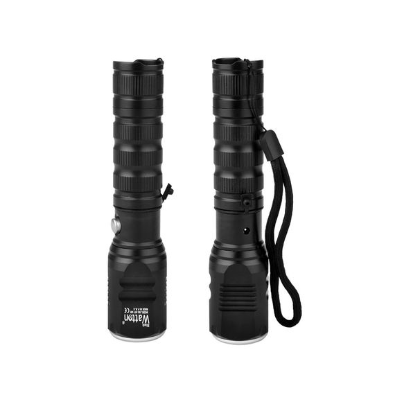 Rechargeable Flashlight with Watton Zoom Net 150 Meter Reflection WT-087 - photo 5