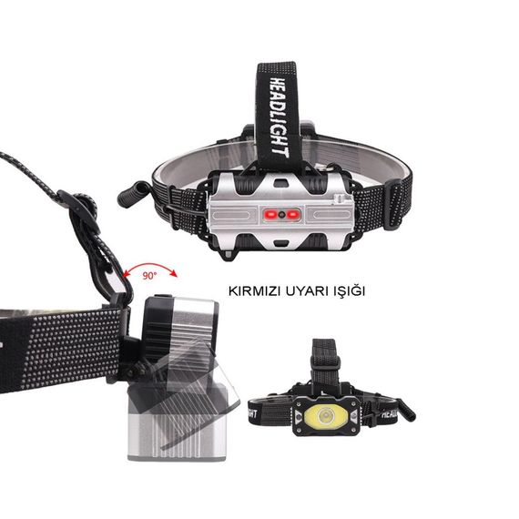 Watton 4-Mode Sensor Powerful Rechargeable Head Lamp WT-248 - photo 4