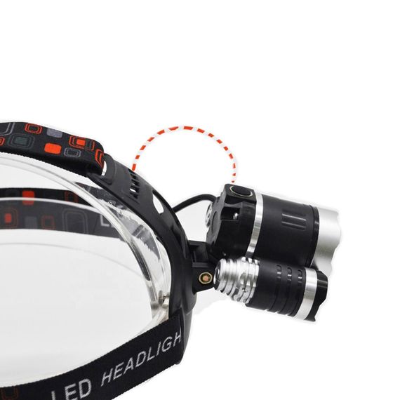 Watton 3 Heads Rechargeable Head Lamp WT-256 - photo 4