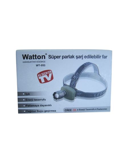 Watton Super Zoom Tactical Head Lamp Wt-053