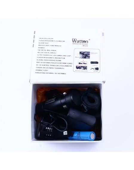 Watton 250 Mt Distance Professional Bicycle Light Wt-272 - photo 3