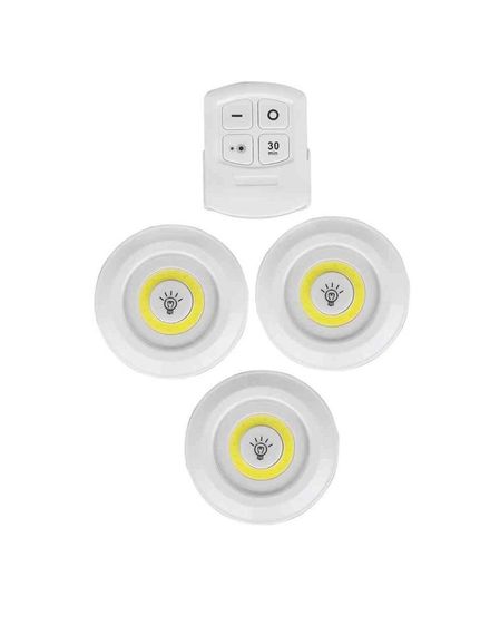 Watton Remote Controlled Adhesive Led Spot Lamp Wt-364 - photo 1