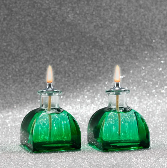 Dream Series Coffee Scented Decorative Oil Lamp Candle Set of 2