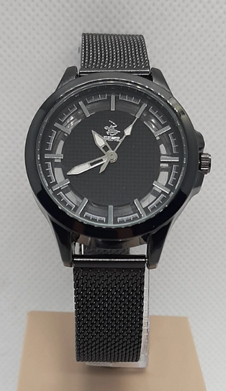 Чорний жіночий наручний годинник G-sport Polo Rigel