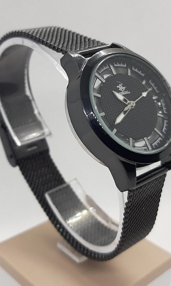 Чорний жіночий наручний годинник G-sport Polo Rigel
