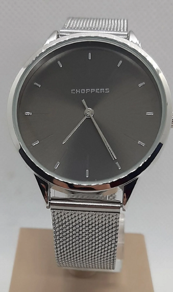 Чорно-срібний жіночий наручний годинник Choppers Castor