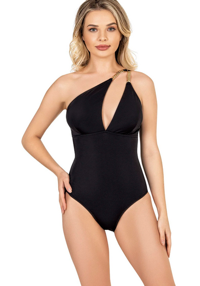 Endeep Women's Chain Accessory Black Swimsuit - photo 1