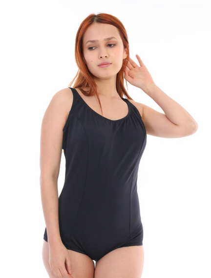 Beria Women's Plus Size Black Swimsuit with Cups - photo 1