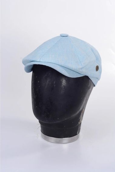 mercantoptan 100% Linen Summer Summer David Beckham Model British 8 Pieces Cap Hat