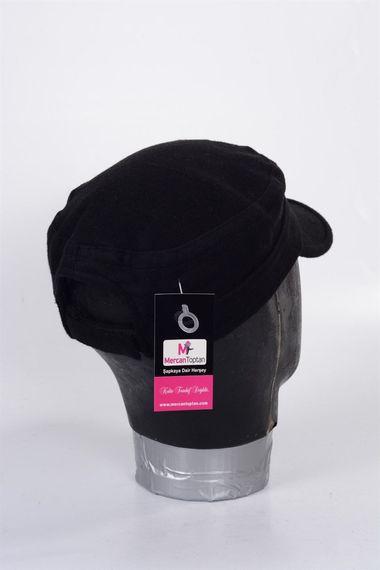 قبعة كاسترو شتوية من الصوف المزخرف بنسبة 100% للجنسين - صورة 3