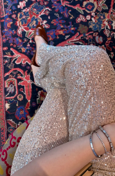 SEQUINED TROUSERS - photo 2