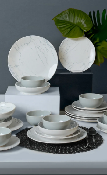 Marble 24 Piece Dinner Set for 6 People - photo 2