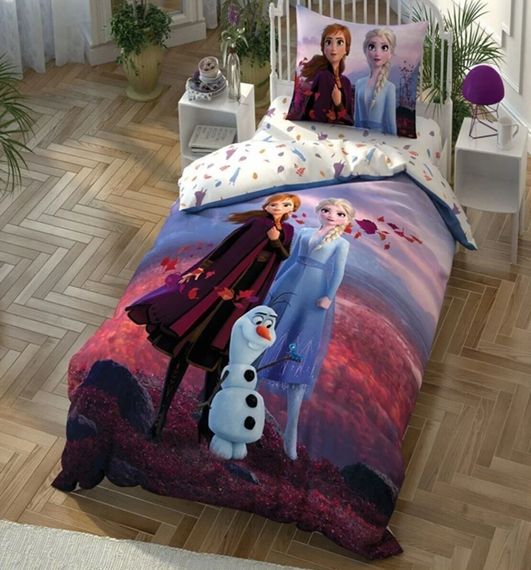 مجموعة غطاء لحاف الخريف من Taç Disney Frozen 2