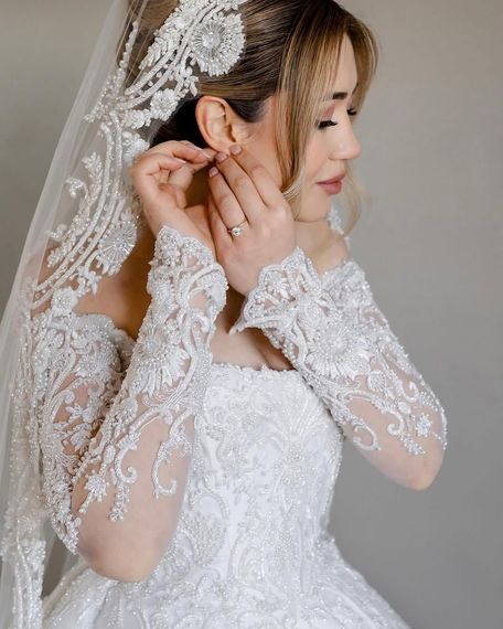 Tasarım Kasnak İşlemeli Gelinlik - photo 1