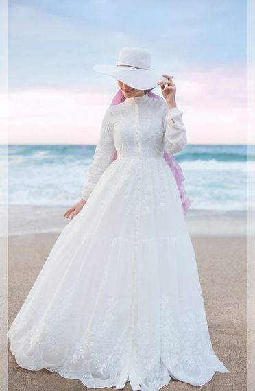 WHITE DREAM DRESS - fotoğraf 1