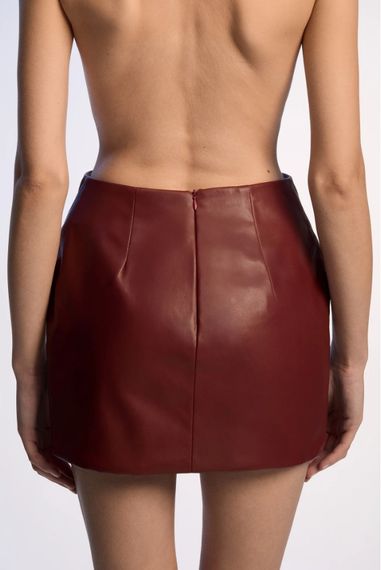 Mimi Burgundy Skirt