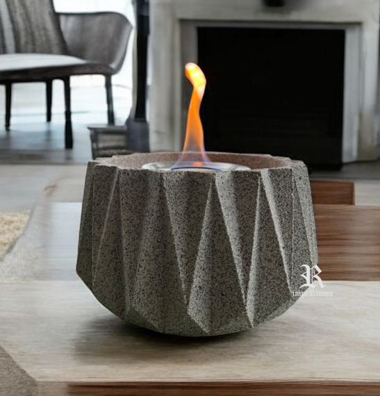 Verta Terrazzo Masaüstü Bioethanol Şömine - fotoğraf 1